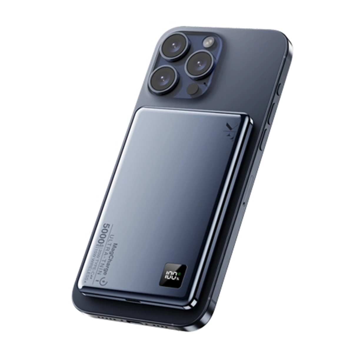 پاوربانک بی سیم کی اف سنیور مدل PW-555 ظرفیت 5000 میلی آمپر ساعت-سرمهای پاوربانک بی سیم کی اف سنیور مدل PW-555 ظرفیت 5000 میلی آمپر ساعت-سرمهای