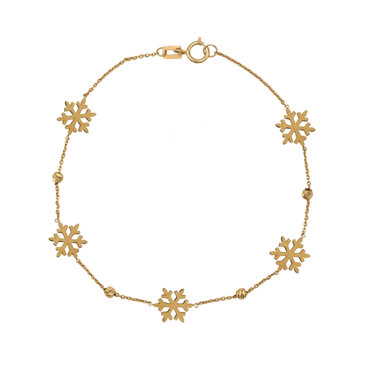 دستبند طلا زنانه طرح گوله برف کریسمسی قو طلایی کد B012697-1.60 دستبند طلا زنانه طرح گوله برف کریسمسی قو طلایی کد B012697-1.60