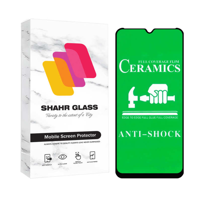محافظ صفحه نمایش سرامیکی شهر گلس مدل CERCLRSH مناسب برای گوشی موبایل سامسونگ Galaxy A32 5G / M32 5G / F12 / F13 /F02s /F23 5G / جی پلاس X10 / X10 /X20 / موتورولا E7 / E7 Plus / E20 / E13 