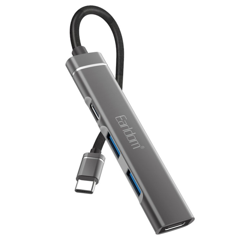 هاب USB-C ارلدام 4 پورت مدل HUB19 هاب USB-C ارلدام 4 پورت مدل HUB19