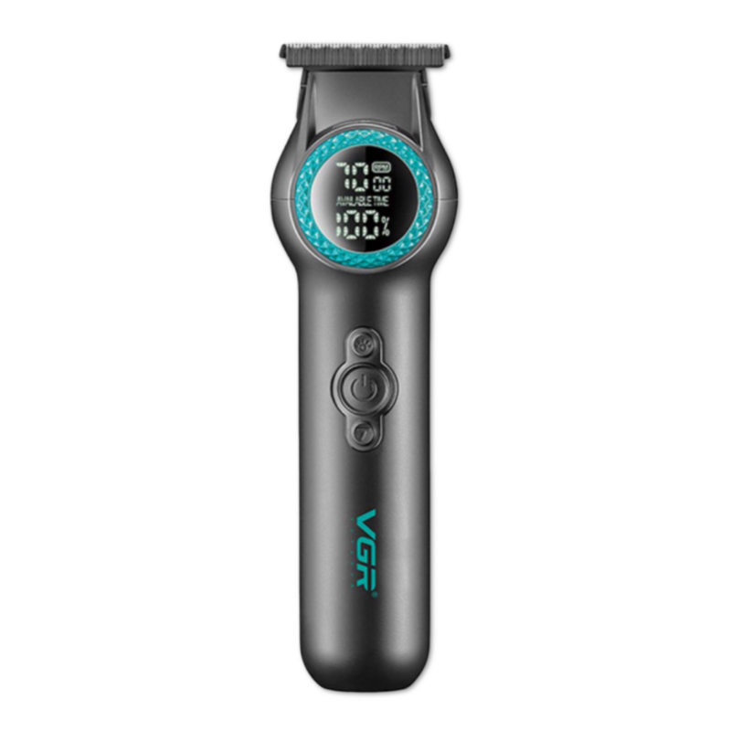 ماشین اصلاح موی سر و صورت وی جی ار مدل V-990، تکنولوژی اصلاح به صورت تریمر، به همراه کابل شارژ USB، برس تمیزکننده، روغن، 3 عدد شانه، با عملکرد توربو، نمایش وضعیت باتری ماشین اصلاح موی سر و صورت وی جی ار مدل V-990، تکنولوژی اصلاح به صورت تریمر، به همراه کابل شارژ USB، برس تمیزکننده، روغن، 3 عدد شانه، با عملکرد توربو، نمایش وضعیت باتری