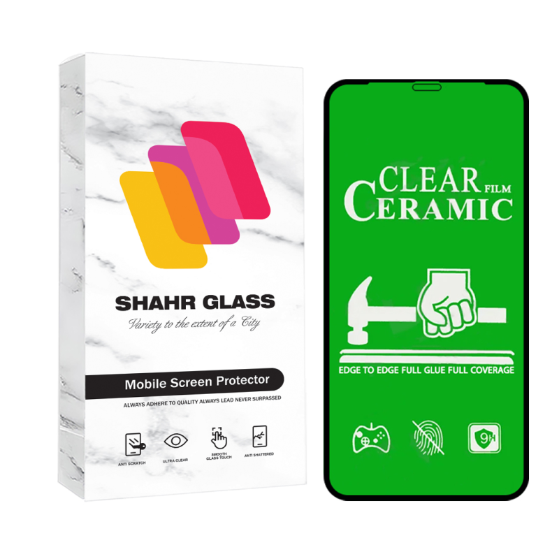 محافظ صفحه نمایش سرامیکی گوشی اپل iPhone 11 - iPhone XR شهر گلس مدل CERCLRSH محافظ صفحه نمایش سرامیکی گوشی اپل iPhone 11 - iPhone XR شهر گلس مدل CERCLRSH