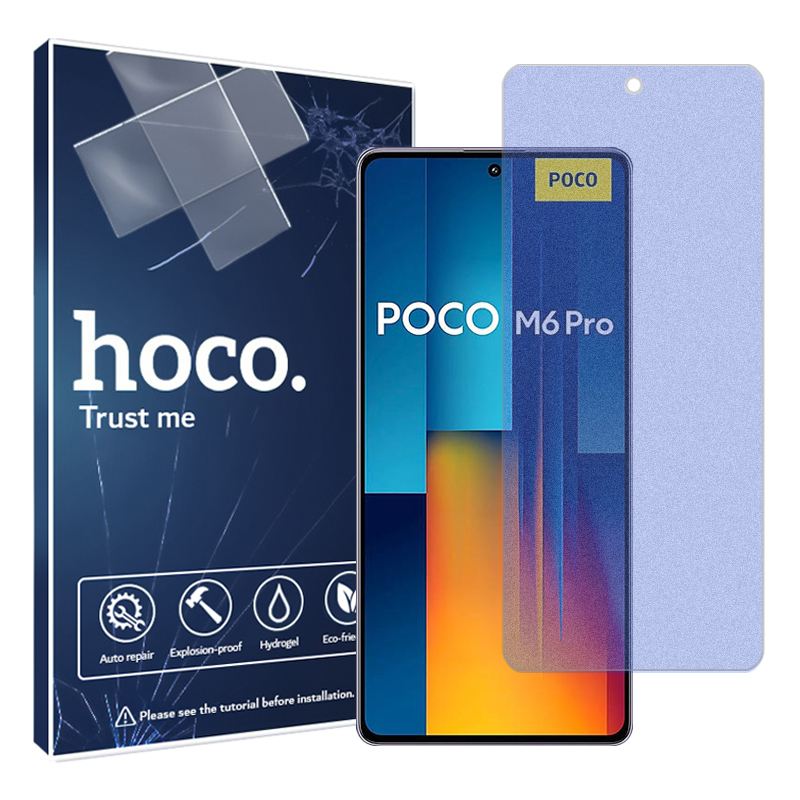 محافظ صفحه نمایش مات ضد اشعه آبی هوکو مدل Resistant مناسب برای گوشی موبایل شیائومی Poco M6 Pro محافظ صفحه نمایش مات ضد اشعه آبی هوکو مدل Resistant مناسب برای گوشی موبایل شیائومی Poco M6 Pro