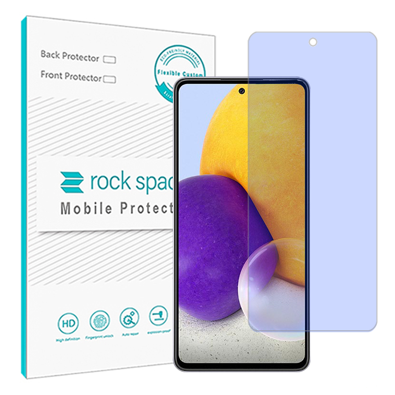 محافظ صفحه نمایش ضد اشعه آبی راک اسپیس مدل Resistant مناسب برای گوشی موبایل سامسونگ Galaxy A72 محافظ صفحه نمایش ضد اشعه آبی راک اسپیس مدل Resistant مناسب برای گوشی موبایل سامسونگ Galaxy A72