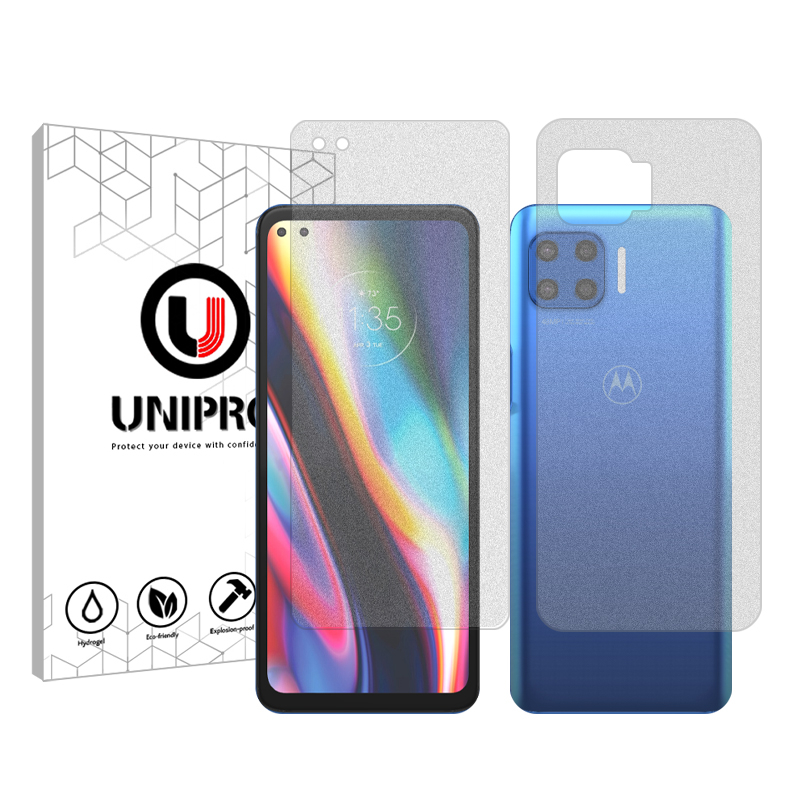 محافظ صفحه نمایش مات یونی پرو مدل Explosion Proof مناسب برای گوشی موبایل موتورولا Moto G 5G Plus به همراه محافظ پشت گوشی محافظ صفحه نمایش مات یونی پرو مدل Explosion Proof مناسب برای گوشی موبایل موتورولا Moto G 5G Plus به همراه محافظ پشت گوشی