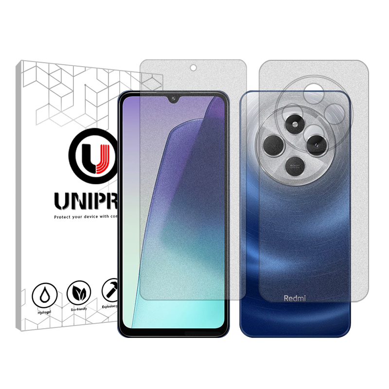 محافظ صفحه نمایش مات یونی پرو مدل Star 5 مناسب برای گوشی موبایل شیائومی Redmi 14C به همراه محافظ پشت گوشی محافظ صفحه نمایش مات یونی پرو مدل Star 5 مناسب برای گوشی موبایل شیائومی Redmi 14C به همراه محافظ پشت گوشی