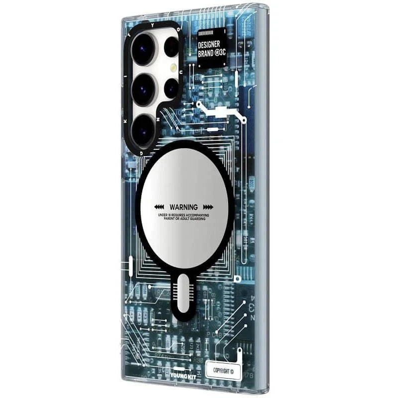 کاور گوشی سامسونگ Galaxy S25 Ultra یانگ کیت مدل technology magnetic-خاکستری کاور گوشی سامسونگ Galaxy S25 Ultra یانگ کیت مدل technology magnetic-خاکستری