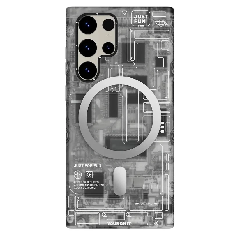 کاور گوشی سامسونگ Galaxy S25 Ultra یانگ کیت مدل Mechanical-آبی تیره کاور گوشی سامسونگ Galaxy S25 Ultra یانگ کیت مدل Mechanical-آبی تیره