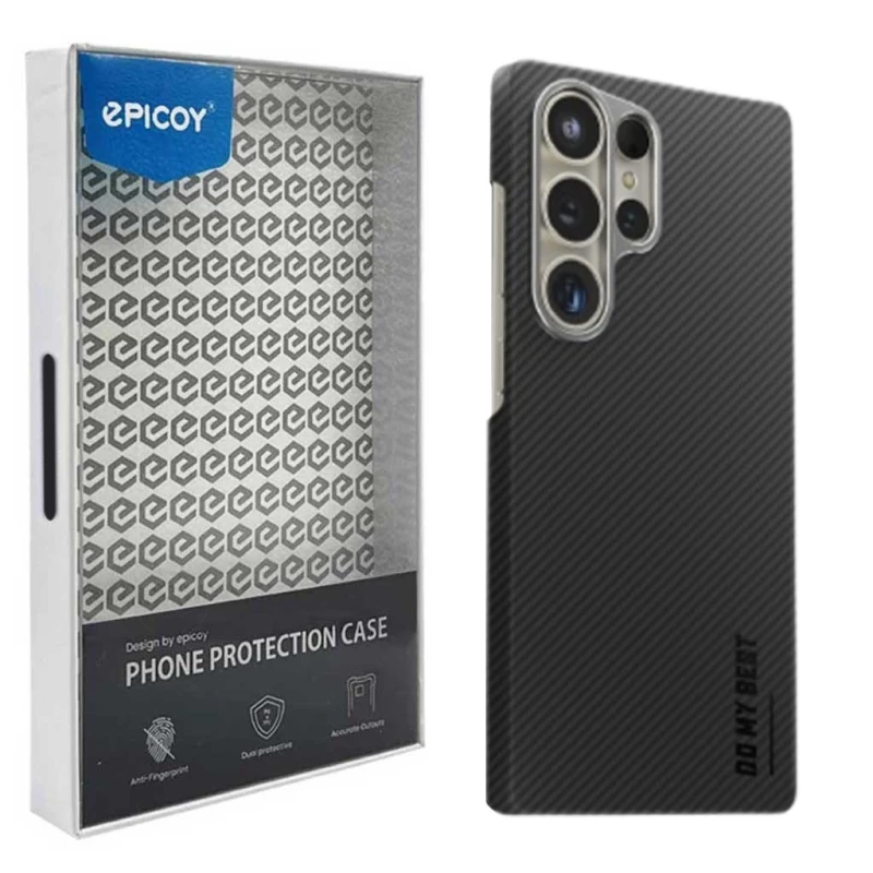 کاور گوشی سامسونگ Galaxy S25 Ultra اپیکوی مدل Carbon Blueo-مشکی مات کاور گوشی سامسونگ Galaxy S25 Ultra اپیکوی مدل Carbon Blueo-مشکی مات