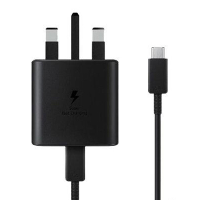 شارژر دیواری سامسونگ مدل EP-T4510XBEGGB توان 45 وات به همراه کابل تایپ سی شارژر دیواری سامسونگ مدل EP-T4510XBEGGB توان 45 وات به همراه کابل تایپ سی