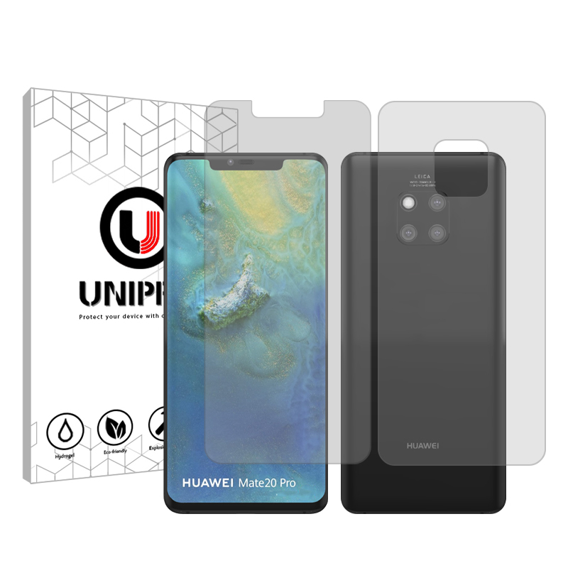 محافظ صفحه نمایش شفاف یونی پرو مدل Explosion Proof مناسب برای گوشی موبایل هوآوی Mate 20 Pro به همراه محافظ پشت گوشی محافظ صفحه نمایش شفاف یونی پرو مدل Explosion Proof مناسب برای گوشی موبایل هوآوی Mate 20 Pro به همراه محافظ پشت گوشی