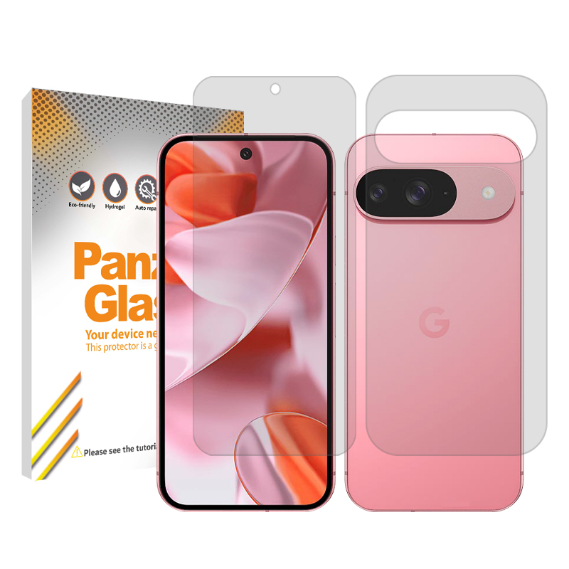 محافظ صفحه نمایش شفاف پنزر گلس مدل Resistant مناسب برای گوشی موبایل گوگل Pixel 9 به همراه محافظ پشت گوشی محافظ صفحه نمایش شفاف پنزر گلس مدل Resistant مناسب برای گوشی موبایل گوگل Pixel 9 به همراه محافظ پشت گوشی