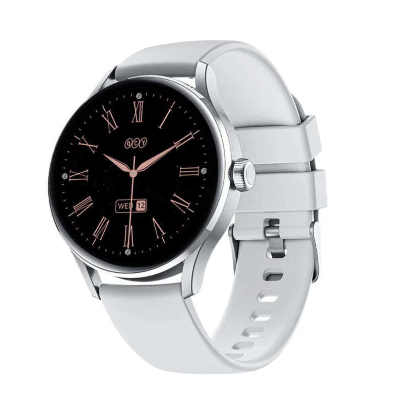 ساعت هوشمند کیو سی وای مدل MSU WATCH ELITE PUNCHING-بدنه خاکستری بند خاکستری ساعت هوشمند کیو سی وای مدل MSU WATCH ELITE PUNCHING-بدنه خاکستری بند خاکستری