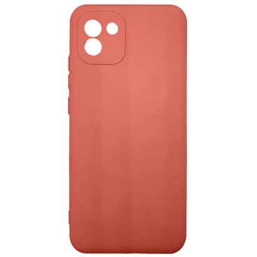  قاب گوشی Galaxy A03 مدل سیلیکونی محافظ لنزدار-صورتی