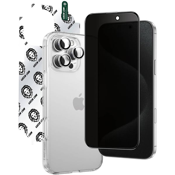 محافظ صفحه نمایش گرین لاین مدل 4in1 مناسب برای گوشی موبایل اپل iPhone 16 Pro Max به همراه محافظ پشت گوشی و محافظ لنز و کاور محافظ صفحه نمایش گرین لاین مدل 4in1 مناسب برای گوشی موبایل اپل iPhone 16 Pro Max به همراه محافظ پشت گوشی و محافظ لنز و کاور