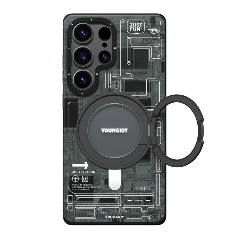 کاور یانگ کیت مدل Technology Rotating bracket مناسب برای گوشی موبایل سامسونگ Galaxy S25 Ultra کاور یانگ کیت مدل Technology Rotating bracket مناسب برای گوشی موبایل سامسونگ Galaxy S25 Ultra