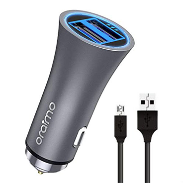 شارژر فندکی ارایمو مدل occ-71d به همراه کابل microUSB شارژر فندکی ارایمو مدل occ-71d به همراه کابل microUSB