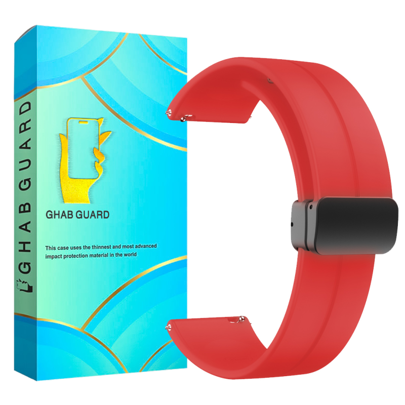 بند قاب گارد مدل SILKMGNGR مناسب برای ساعت هوشمند هایلو Solar LS02 بند قاب گارد مدل SILKMGNGR مناسب برای ساعت هوشمند هایلو Solar LS02