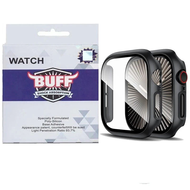 کاور اپل واچ سری 10 سایز 42 میلی متری بوف مدل Cover Apple Watch-مشکی
