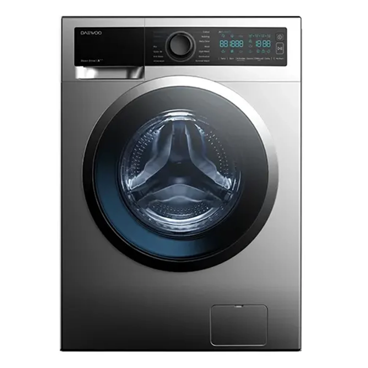 ماشین لباسشویی دوو 8 کیلویی سری لایف مدل LM-861SB-نقره ای مشکی ماشین لباسشویی دوو 8 کیلویی سری لایف مدل LM-861SB-نقره ای مشکی