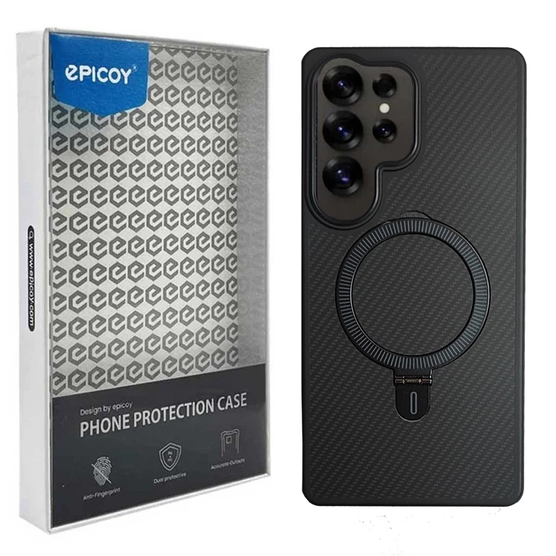 کاور گوشی سامسونگ Galaxy S25 Ultra اپیکوی مدل Carbonic Root Go-خاکی کاور گوشی سامسونگ Galaxy S25 Ultra اپیکوی مدل Carbonic Root Go-خاکی