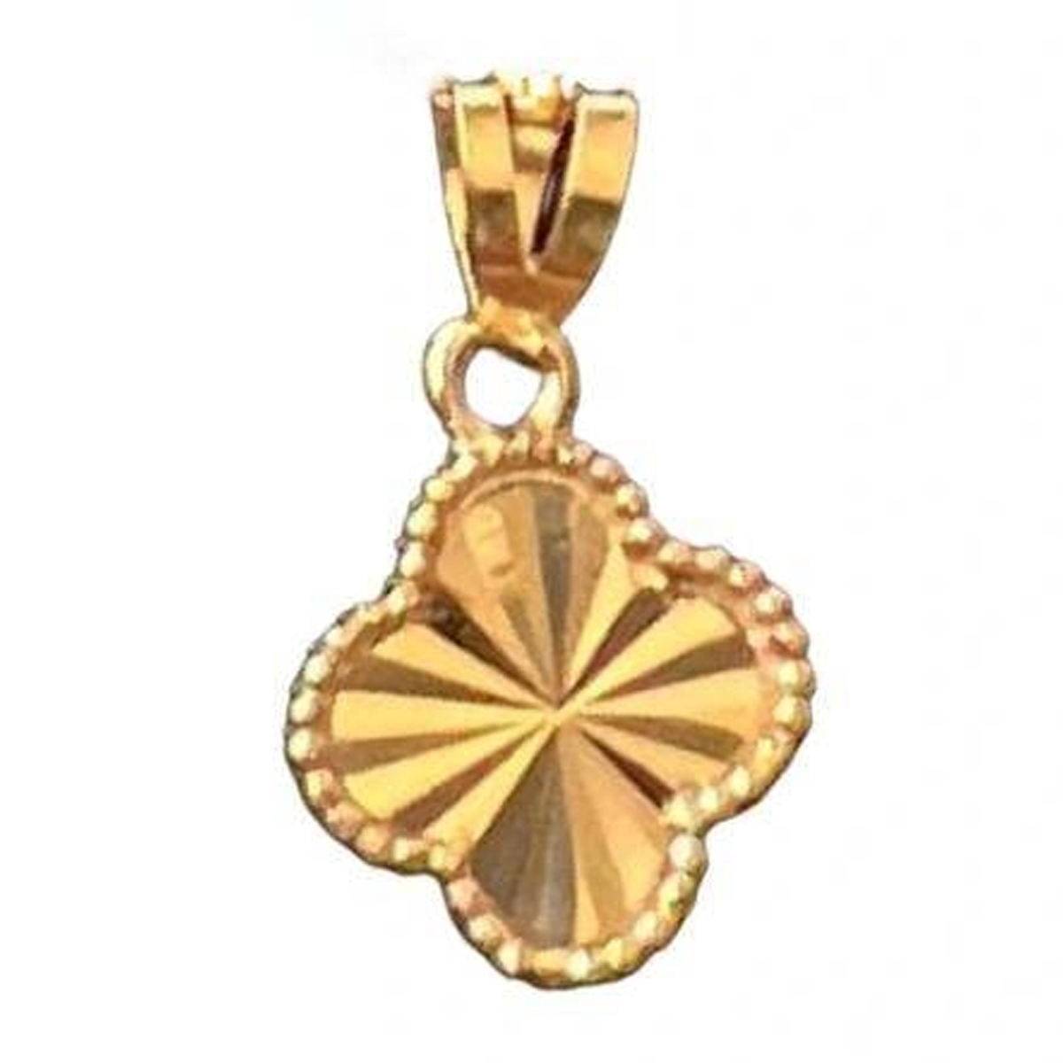 پلاک طلا زنانه طرح ونکلیف اپال گلد کد SH0157-0.85