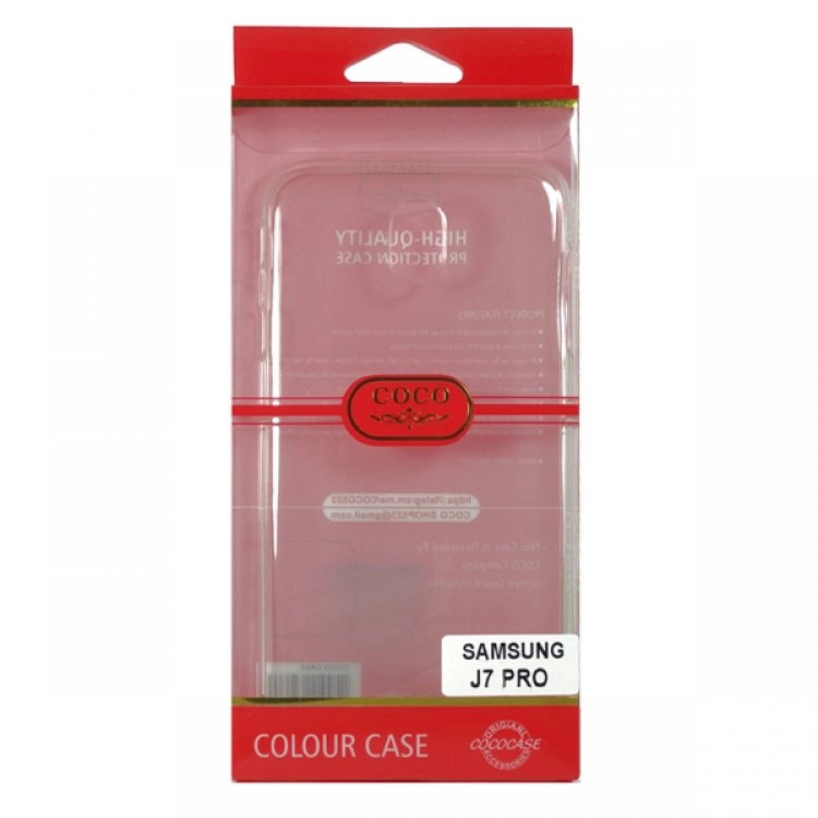 قاب ژله‌ای شفاف COCO گوشی سامسونگ مدل Galaxy J7 Pro 