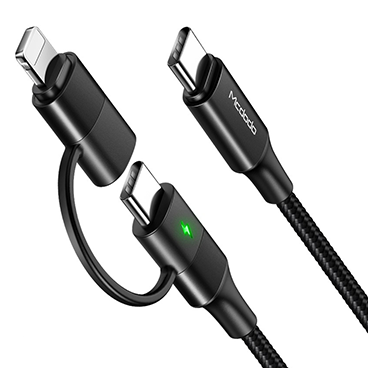 کابل تایپ سی به تایپ سی / لایتنینگ مک دودو مدل ca-7121 طول 2 متر