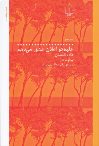 کتاب علیه تو اعلان عشق میدهم نشرچشمه کتاب علیه تو اعلان عشق میدهم نشرچشمه