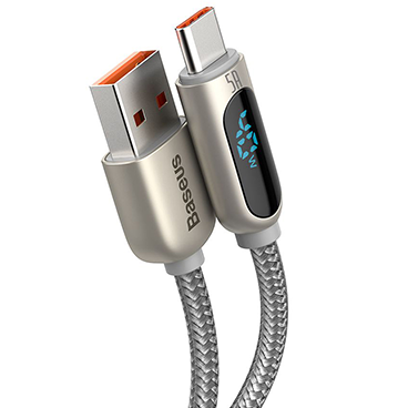 کابل تایپ سی باسئوس مدل Digital Display of Power CATSK طول 1 متر