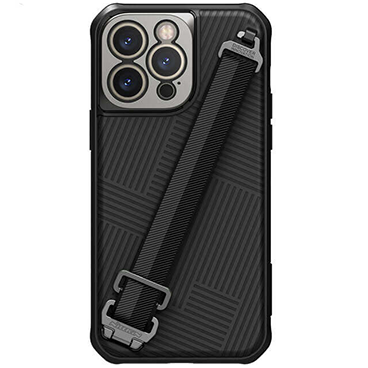 قاب گوشی IPHONE 14 PRO MAX نیلکین مدل STRAP -مشکی قاب گوشی IPHONE 14 PRO MAX نیلکین مدل STRAP -مشکی