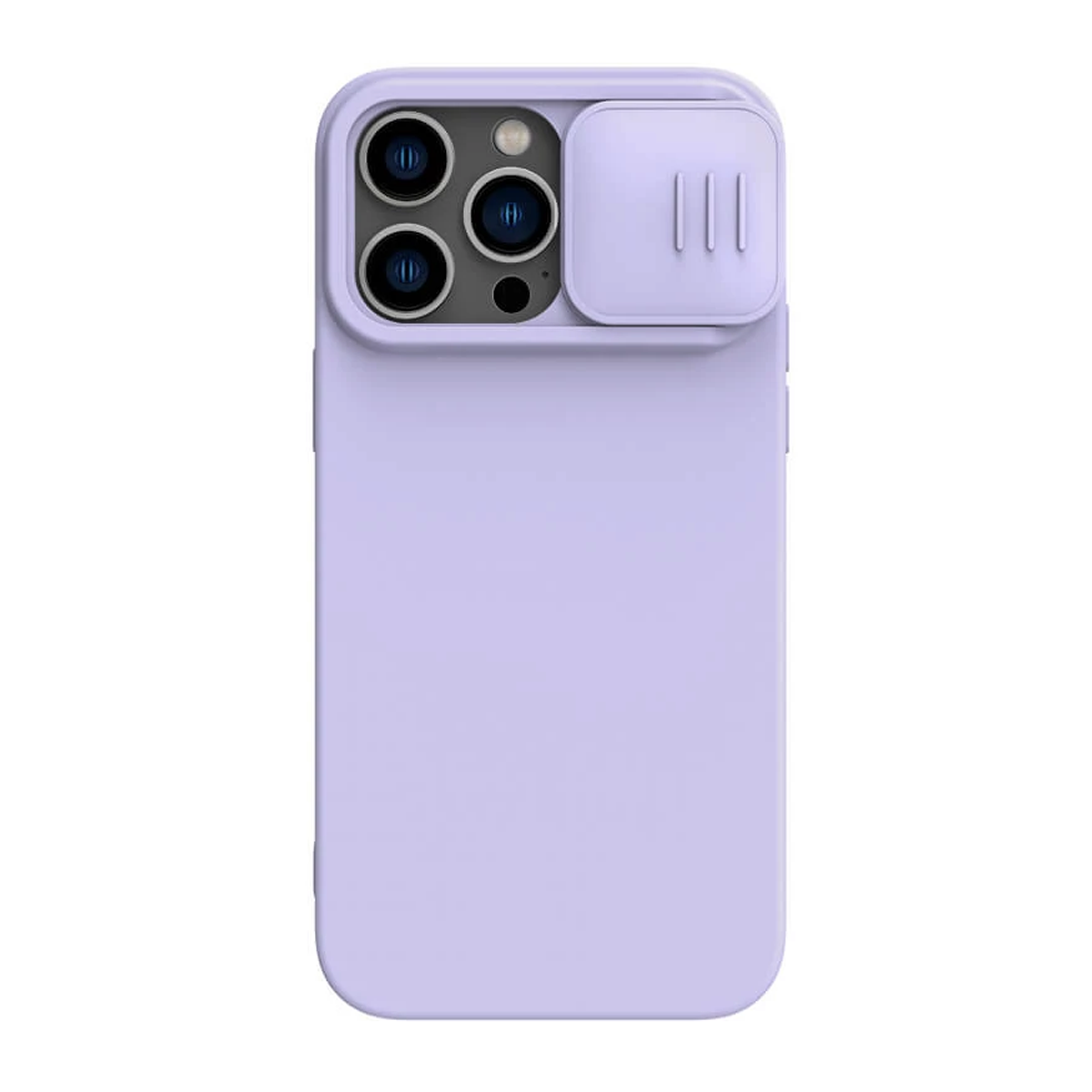 قاب گوشی iPhone 14 Pro - 13 Pro نیلکین CamShield Silky silicon-بنفش روشن