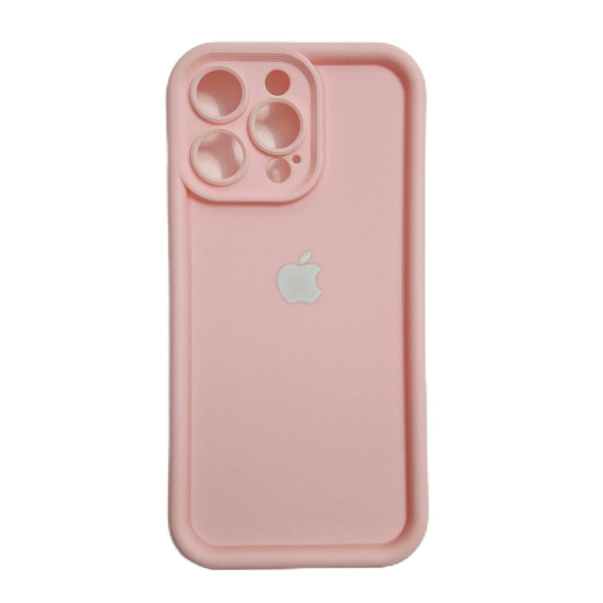 کاور گوشی اپل iPhone 15 Pro Max مدل سالید سیلیکون-صورتی روشن کاور گوشی اپل iPhone 15 Pro Max مدل سالید سیلیکون-صورتی روشن