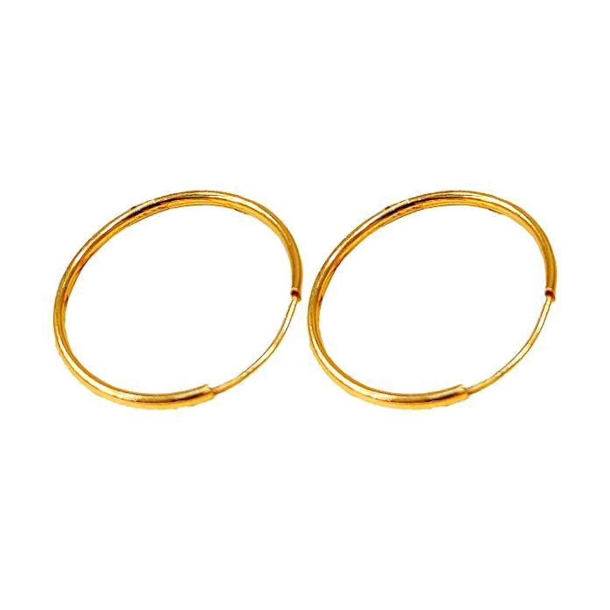 گوشواره طلا زنانه طرح حلقه ای ساده اپال گلد کد sh0045-0.31