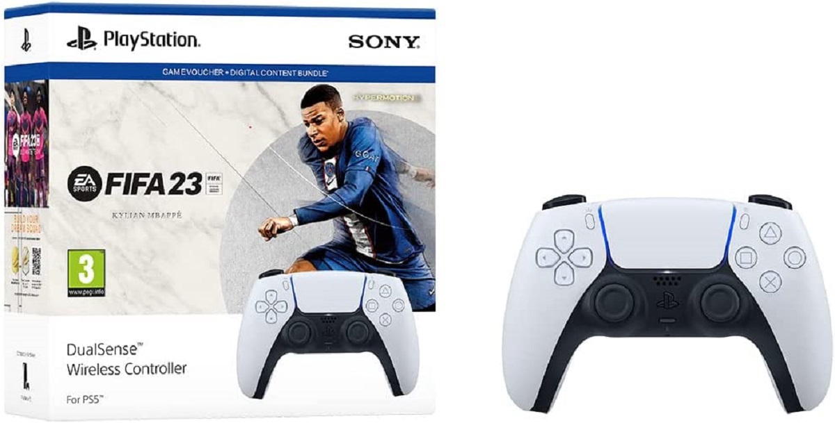 ps5  با دو دسته و بازی فیفا23