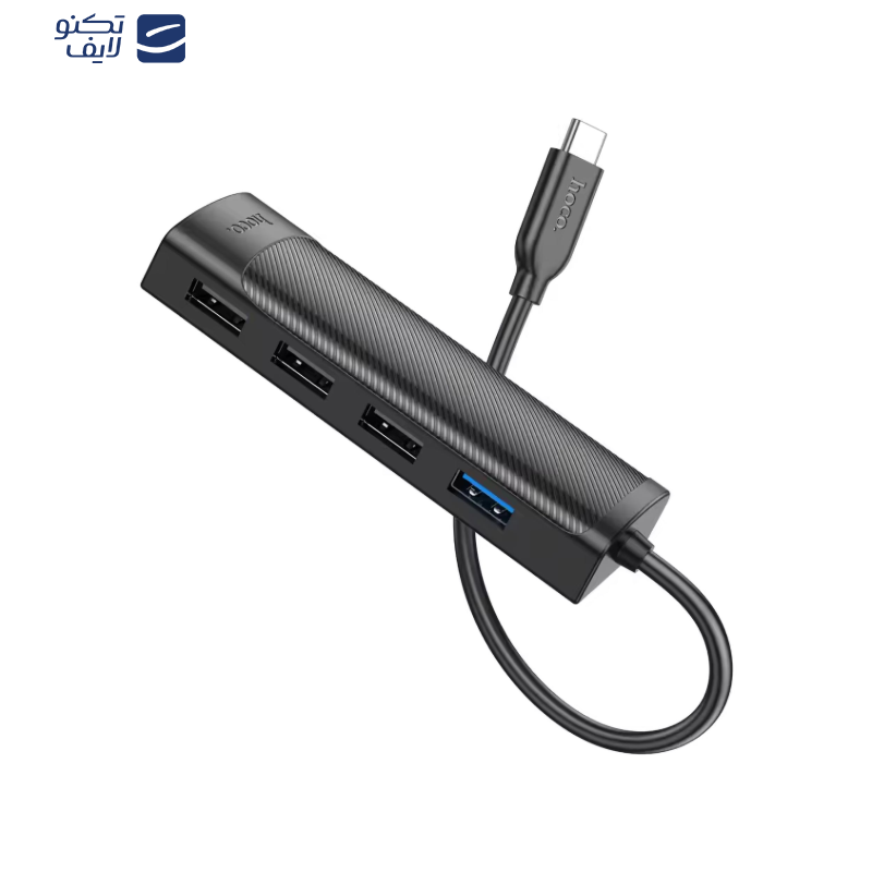 هاب 4 پورت USB-C هوکو مدل HB41 4IN1 هاب 4 پورت USB-C هوکو مدل HB41 4IN1