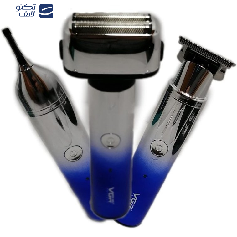 ماشین اصلاح موی سر و صورت وی جی ار مدل V-365 3in1