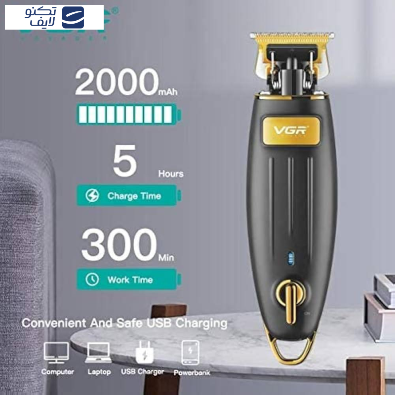 ماشین اصلاح موی بدن و صورت وی جی ار مدل V-192