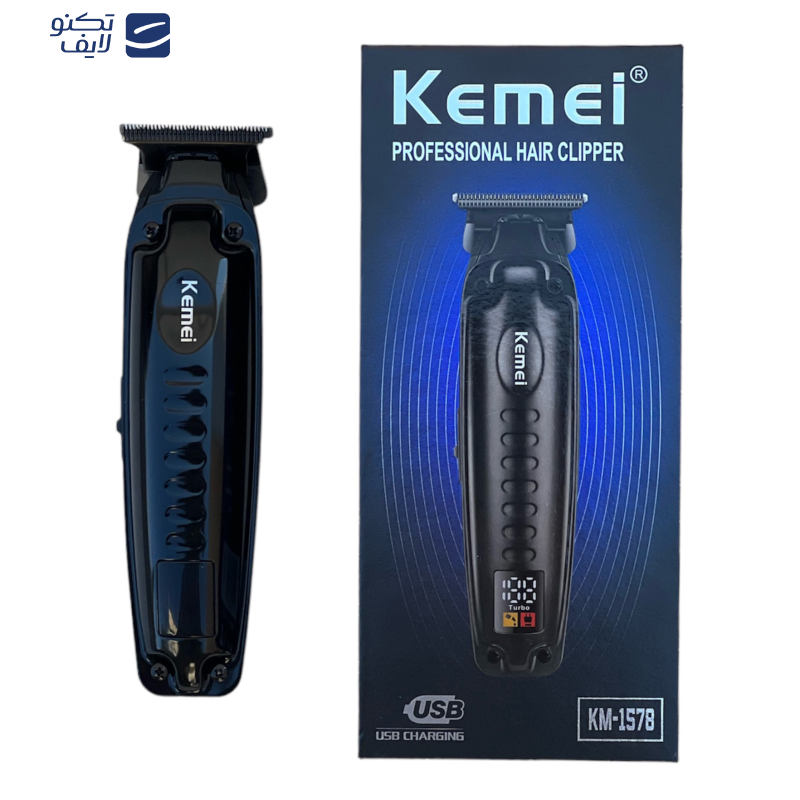 ماشین اصلاح موی صورت کیمی مدل KM-1578، اصلاح به صورت حجم زن، منبع انرژی باتری، تکنولوژی اصلاح به صورت برش مستقیم، مدت زمان شارژ 120 دقیقه و مدت زمان استفاده پس از شارژ 120 دقیقه، به همراه برس تمیزکننده، شانه، کابل USB و روغن، با قابلیت تنظیم سرعت ماشین اصلاح موی صورت کیمی مدل KM-1578، اصلاح به صورت حجم زن، منبع انرژی باتری، تکنولوژی اصلاح به صورت برش مستقیم، مدت زمان شارژ 120 دقیقه و مدت زمان استفاده پس از شارژ 120 دقیقه، به همراه برس تمیزکننده، شانه، کابل USB و روغن، با قابلیت تنظیم سرعت