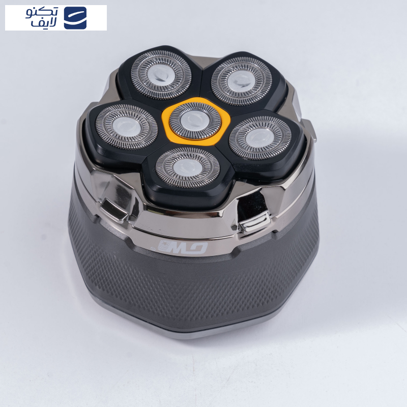 ماشین اصلاح موی صورت جی دبلیو مدل 9898، اصلاح به صورت صفر زن، مقاوم در برابر آب، نمایش وضعیت باتری، منبع انرژی با کابل USB، تکنولوژی اصلاح به صورت برش چرخشی، به‌همراه کابل شارژ USB، محافظ