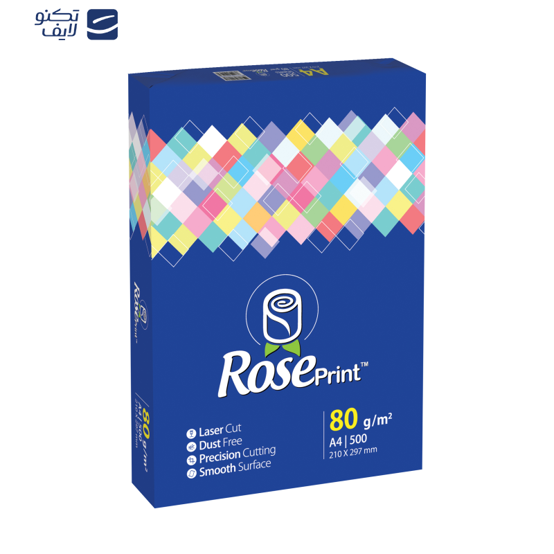 کاغذ A4 رزپرینت مدل RYB بسته 500 عددی کاغذ A4 رزپرینت مدل RYB بسته 500 عددی