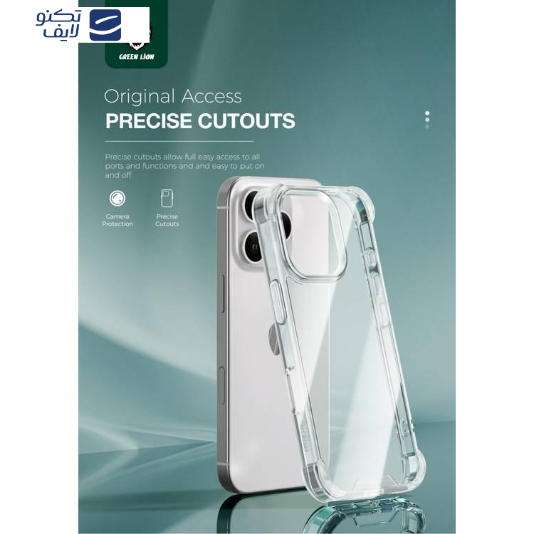 کاور گرین لاین مدل Anti-Shock مناسب برای گوشی موبایل اپل iPhone 16 Pro کاور گرین لاین مدل Anti-Shock مناسب برای گوشی موبایل اپل iPhone 16 Pro