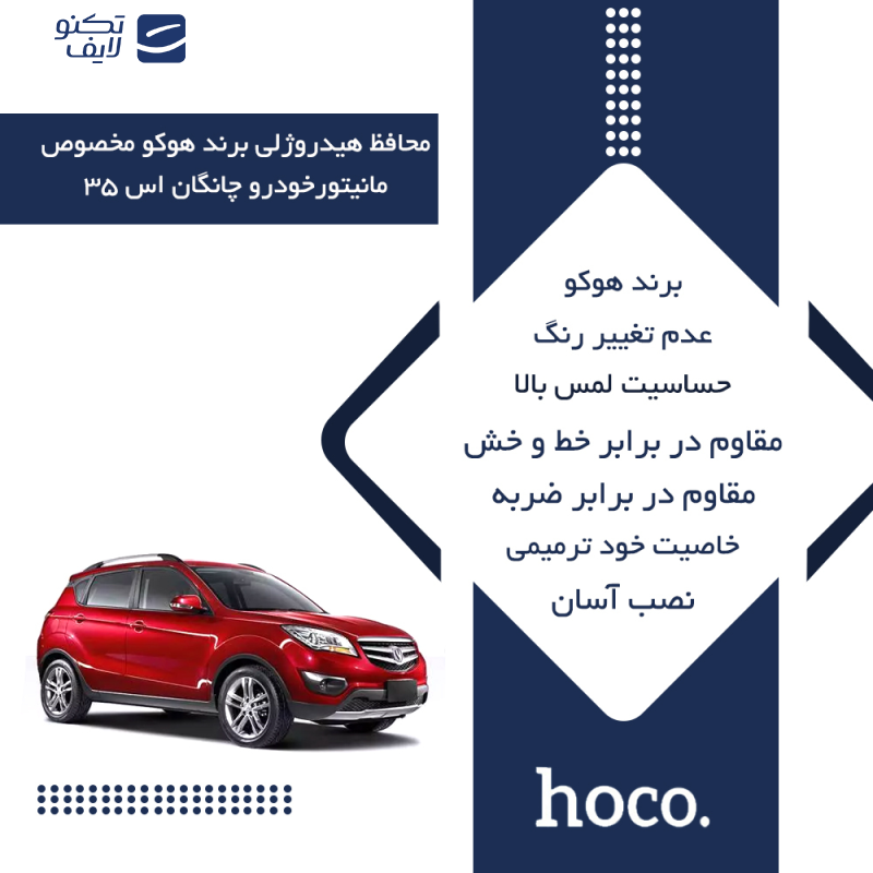 محافظ صفحه نمایش خودرو شفاف هوکو مدل Anti-Shock مناسب برای مانیتور چانگان سیاس 35 مدل 1398 محافظ صفحه نمایش خودرو شفاف هوکو مدل Anti-Shock مناسب برای مانیتور چانگان سیاس 35 مدل 1398