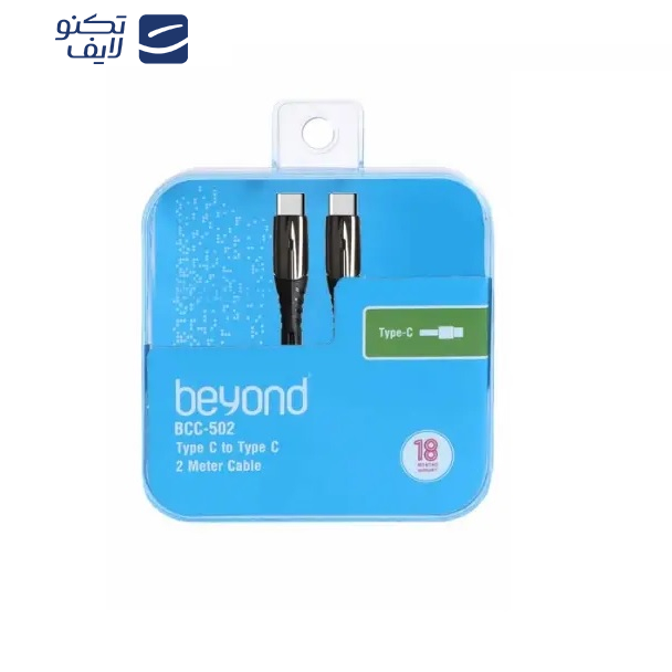 کابل USB-C بیاند مدل BCC-502 طول 1متر کابل USB-C بیاند مدل BCC-502 طول 1متر