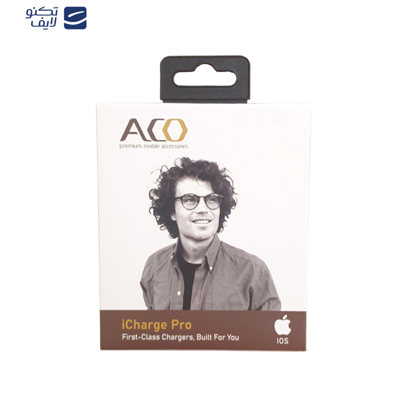 کابل تبدیل usb به لایتنینگ آکو مدل ci pro 02  طول 1 متر