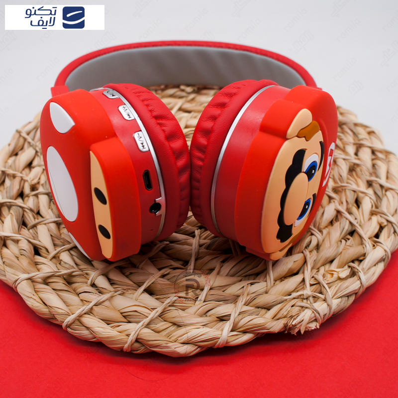 هدفون بلوتوثی طرح فانتزی ماریو مدل Super Mario AH-806Q هدفون بلوتوثی طرح فانتزی ماریو مدل Super Mario AH-806Q
