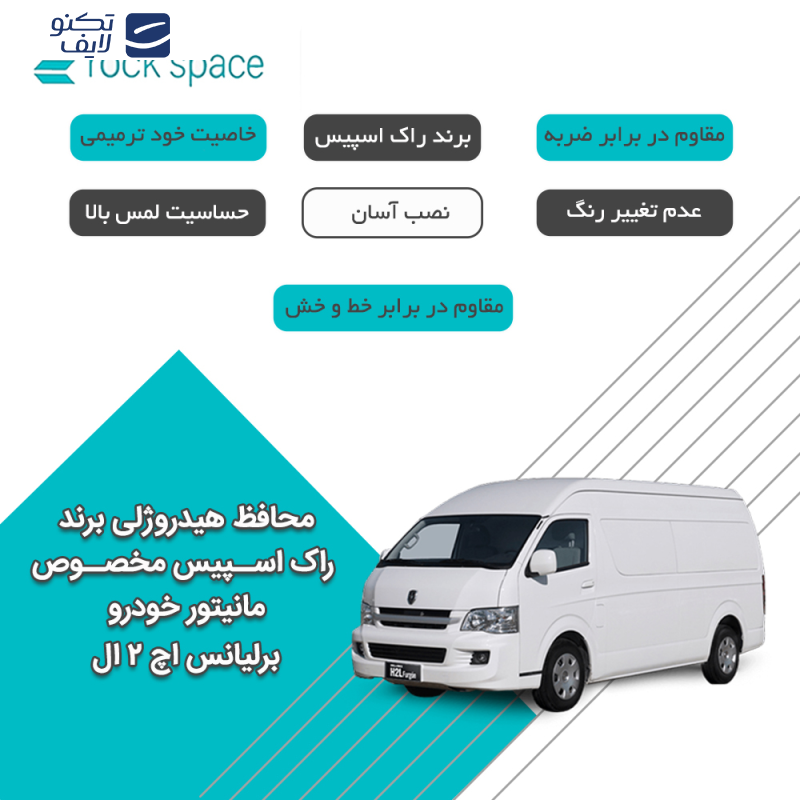 محافظ صفحه نمایش خودرو راک اسپیس مدل Resistant-Matte مناسب برای مانیتور برلیانس اچ 2 ال محافظ صفحه نمایش خودرو راک اسپیس مدل Resistant-Matte مناسب برای مانیتور برلیانس اچ 2 ال