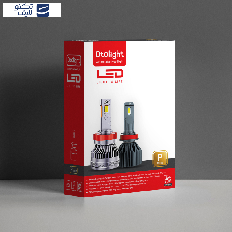 لامپ هدلایت LED اتولایت مدل P2 پایه H7 بسته 2 عددی لامپ هدلایت LED اتولایت مدل P2 پایه H7 بسته 2 عددی