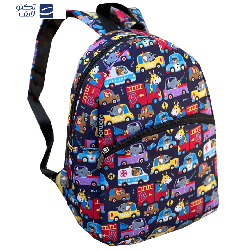 کوله پشتی بچگانه فوروارد کد FCLT99904 ZOO CAR کوله پشتی بچگانه فوروارد کد FCLT99904 ZOO CAR
