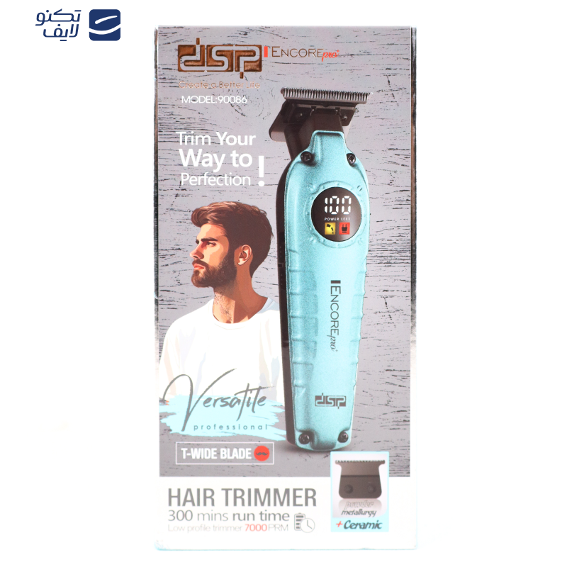 ماشین اصلاح موی سر و صورت شارژی دی اس پی مدل 90086 ماشین اصلاح موی سر و صورت شارژی دی اس پی مدل 90086